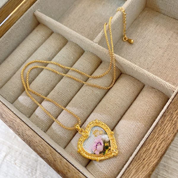 Customized Baroque pearl flower Necklace LY-N2408006