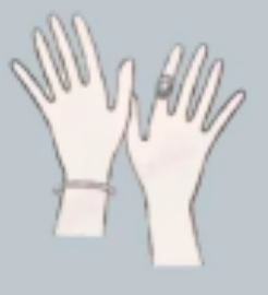 Large ring+thin bracelet