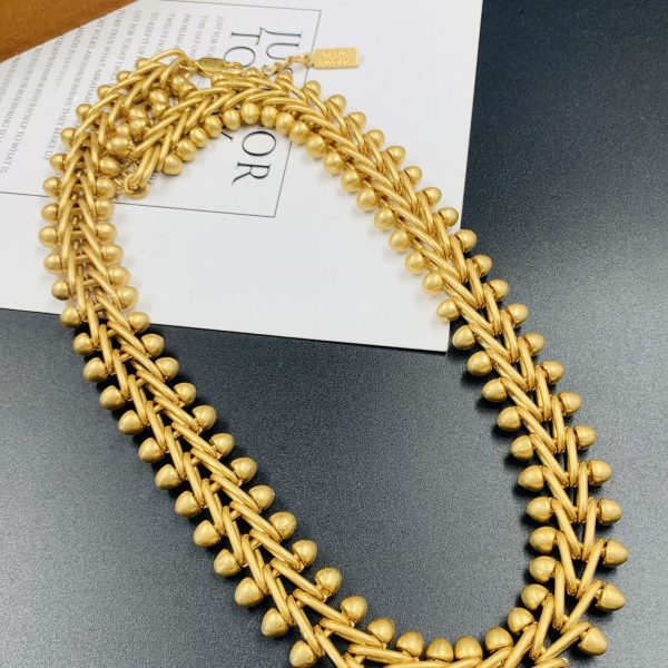 Medieva wide chain light luxury necklace JY-N2408002