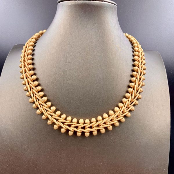 Medieva wide chain light luxury necklace JY-N2408002