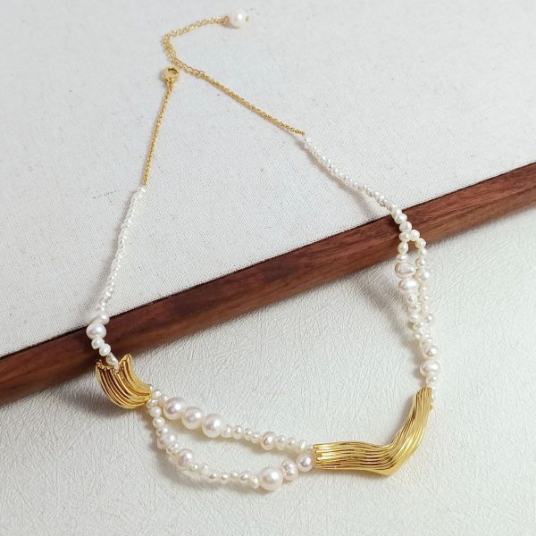 Pearl love ins not fading necklace accessory SB-N2408002