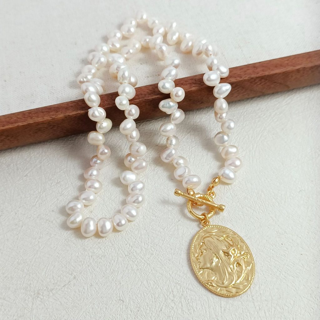 Pearl love ins not fading necklace accessory SB-N2408002