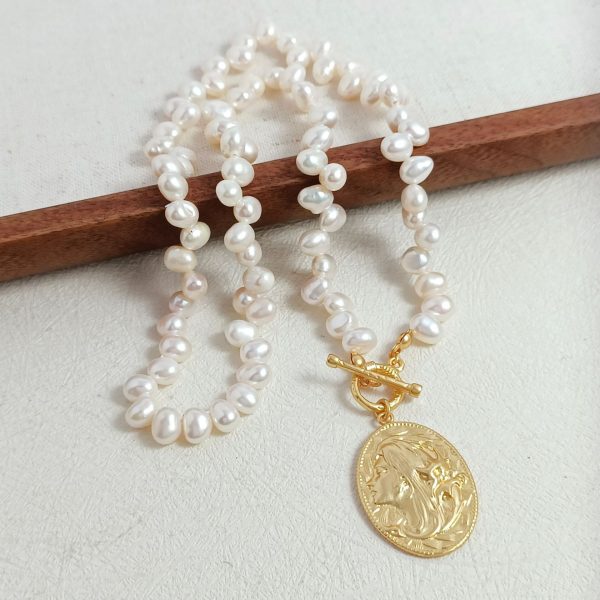 Pearl love ins not fading necklace accessory SB-N2408002
