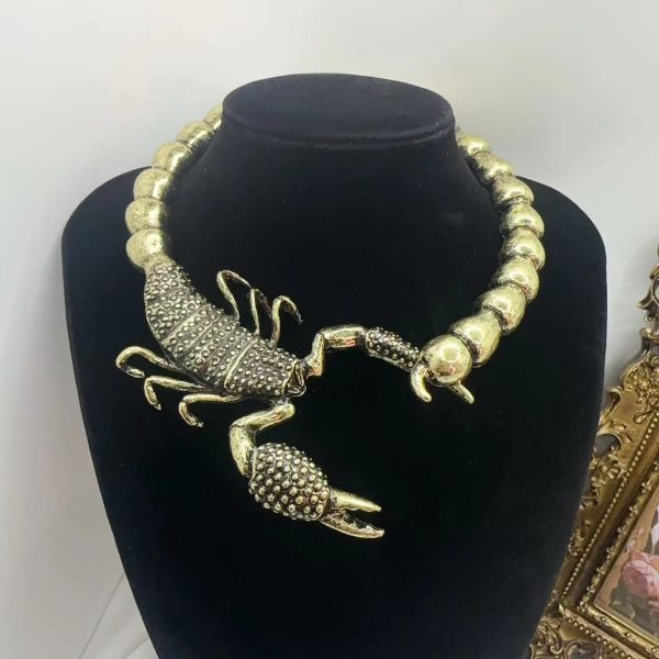 Personality collar cool punk trend scorpion necklace GD-N2408001