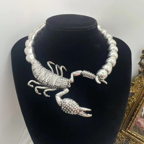 Personality collar cool punk trend scorpion necklace GD-N2408001