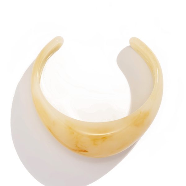 Resin wide personality geometric bracelet MY-B2408002