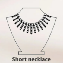 Short necklace
