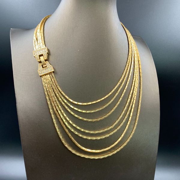 Western multilayer personalized tassel necklace JY-N2408001