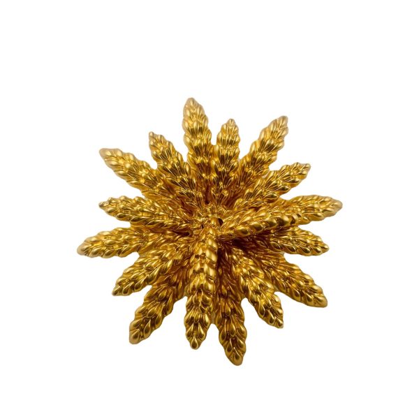 Western style multilayer gold brooch JY-H2408002